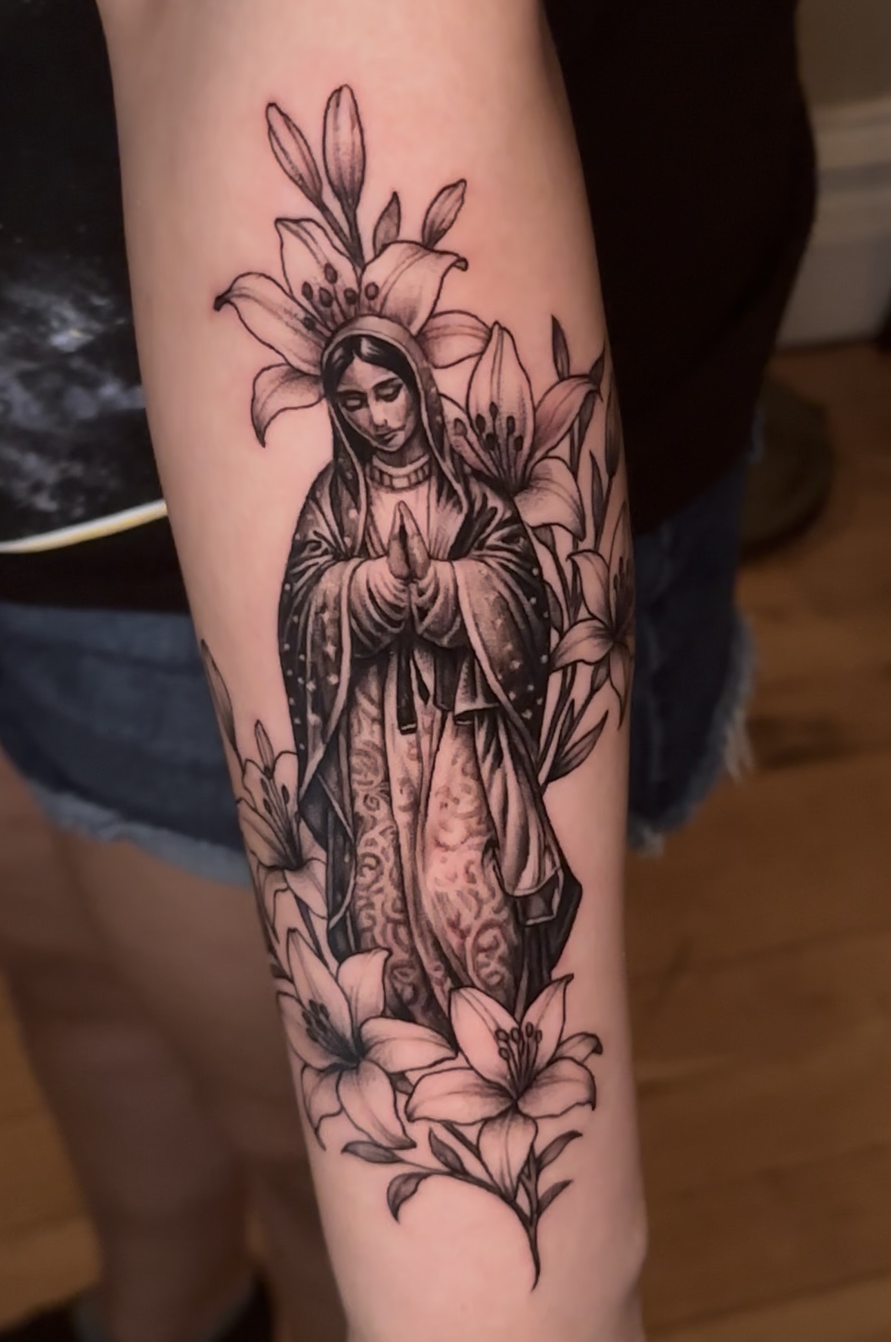 Tattoo work at Iron Maiden Tattoo